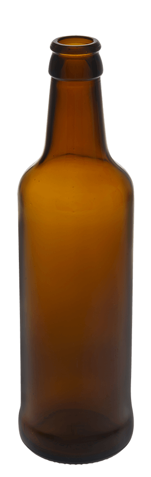 Beer bottle 330ml 26crown Glass amber